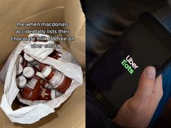 Tak Tercantum Harga di Aplikasi, Pria Ini Aji Mumpung Pesan 13 Botol Susu