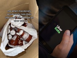 Tak Tercantum Harga di Aplikasi, Pria Ini Aji Mumpung Pesan 13 Botol Susu