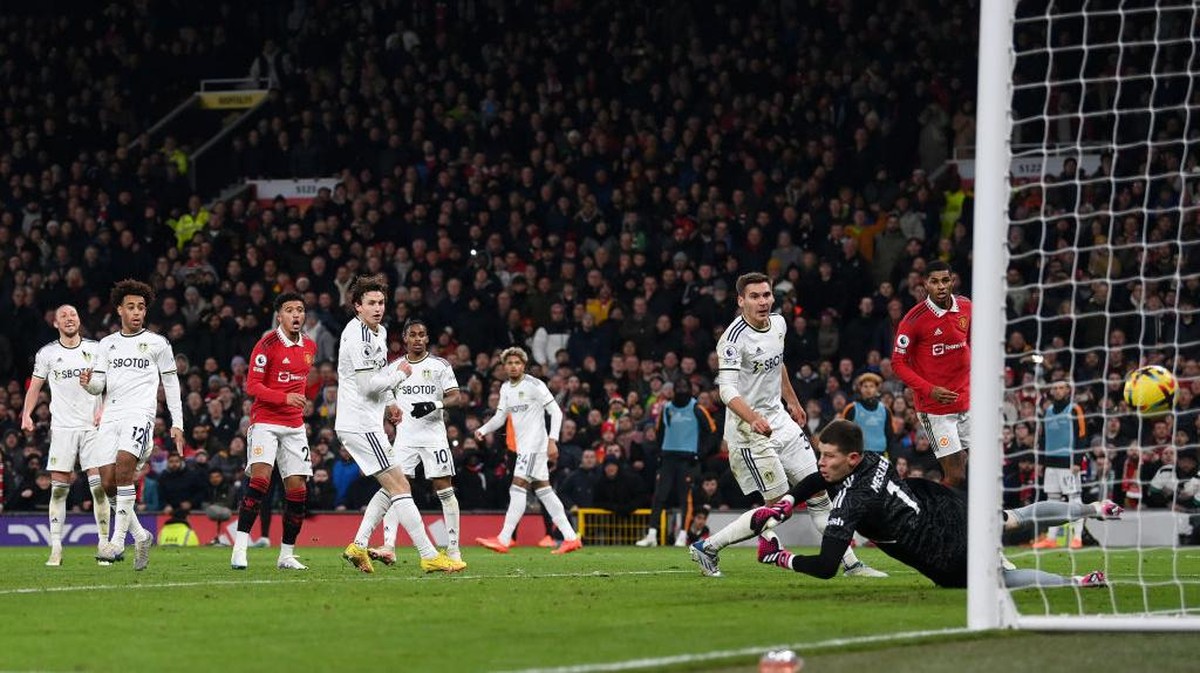 MU imbang 2-2 dengan Leeds United. (Foto: Getty Images/Michael Regan)