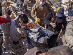 Korban Meninggal Akibat Gempa M 7,8 Turki-Suriah Jadi 15.383 Orang