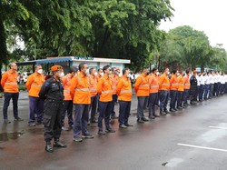Peringati Bulan K3, PT KAI Gelar Simulasi Penanganan Kecelakaan Kerja