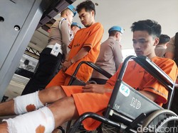 Dor! Polisi Tembak Kaki Geng Motor Pembacok Mahasiswa Cimahi