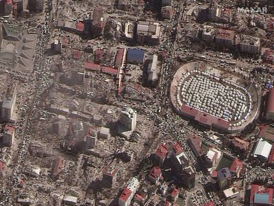 Foto Satelit Kota-kota di Turki Usai Gempa