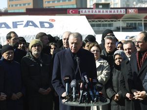 Erdogan Minta Maaf Atas Lambatnya Penyelamatan Korban Gempa Turki