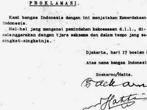 Apa Itu Naskah Proklamasi yang Autentik? Ini Bedanya dengan yang Asli Apa Itu Naskah Proklamasi yang Autentik? Ini Bedanya dengan yang Asli