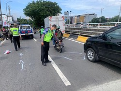 3 Fakta Pemotor Tewas Terlindas Derek Usai Tabrak Pajero Mogok
