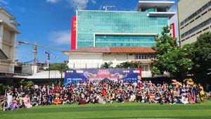 Kegiatan Lari Kenangan Siswa SMP Labschool Jakarta