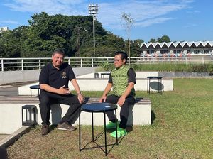 Bahas Pemilu 2024, Cak Imin Ketemu Airlangga di Istora Senayan