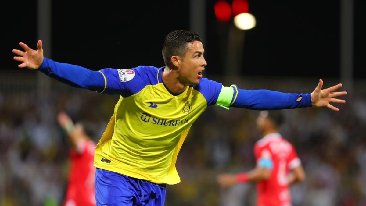Cristiano Ronaldo mencetak quattrick di laga Al Wahda vs Al Nassr. (Foto: dok. Al Nassr)