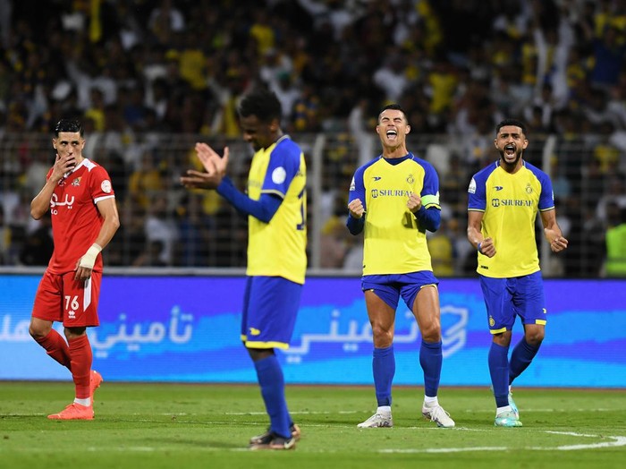 Al Nassr bertandang ke Stadion King Abdul Aziz, Mekkah, markas Al Wahda dalam pertandingan Liga Arab Saudi. Cristiano Ronaldo cs bermain pada Jumat 10 Februari 2023 dini hari WIB.