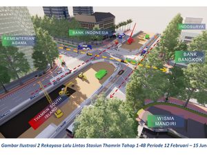 Ada Pengangkatan Mesin Bor Proyek MRT, Dishub DKI Rekayasa Lalin di Thamrin