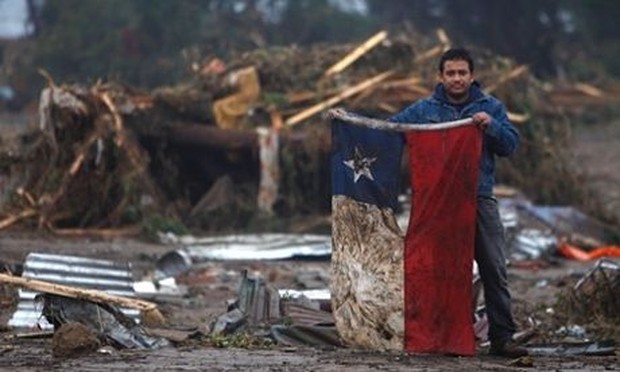 ilustrasi gempa di chile valdivia yang merupakan gempa terbesar