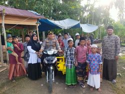 Kisah Ipda Irvan Tolong Yatim dan Kaum Tak Mampu Lewat Program Gebibu