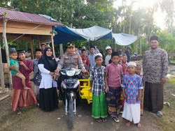 Kisah Ipda Irvan Tolong Yatim dan Kaum Tak Mampu Lewat Program Gebibu