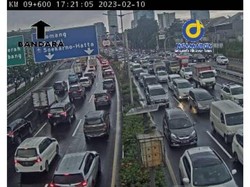 Tol di Jakarta Macet di Sejumlah Titik Jelang Akhir Pekan