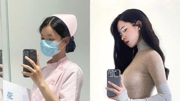 8 Foto Perawat Viral, Gaya Seksinya Tanpa Seragam Bikin Tak Dikenali