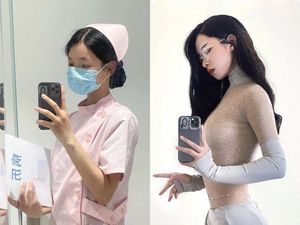 8 Foto Perawat Viral, Gaya Seksinya Tanpa Seragam Bikin Tak Dikenali