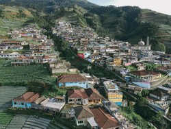 Hamparan Plastik Perak Nepal Van Java Semakin Menarik Para Wisatawan