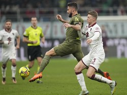 Milan Vs Torino: Giroud Menangkan Rossoneri