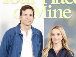 Pose Kaku dengan Reese Witherspoon, Ashton Kutcher Tak Mau Digosipin Selingkuh