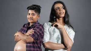 Potret Kehamilan Suami Transgender India yang Nikah Beda Agama