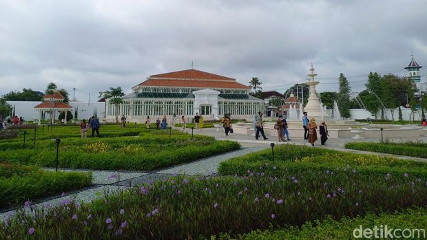 Pracima Tuin Puro Mangkunegaran Solo. Foto diambil Sabtu (11/2/2023).