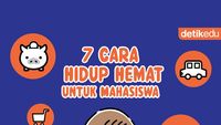 Infografis: 7 Cara Hidup Hemat untuk Mahasiswa