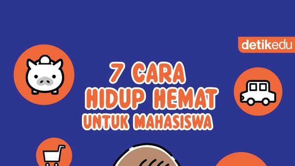 Infografis: 7 Cara Hidup Hemat untuk Mahasiswa