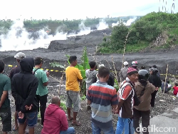 Banjir Lahar Dingin Semeru Terjang Sungai Besuk Kobokan Lumajang