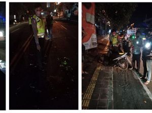 Detik-detik Tabrakan Horor Tewaskan 2 Pemotor di Denpasar Detik-detik Tabrakan Horor Tewaskan 2 Pemotor di Denpasar