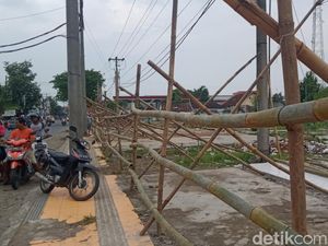 Lahan Pasar Babadan Klaten Ditutup Pagar Bambu Usai Dieksekusi Lahan Pasar Babadan Klaten Ditutup Pagar Bambu Usai Dieksekusi