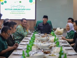 Plt Ketum PPP Bertemu Amran Sulaiman di Makassar, Ini yang Dibahas
