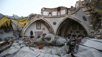 Sedih! Masjid Tertua Turki Hancur Diguncang Gempa