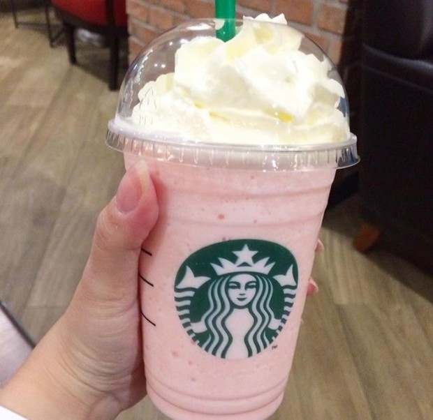 Starbucks Cotton Candy Frappuccino/Foto: Instagram.com/oumploy Secret recipe Starbucks spesial hari Valentine