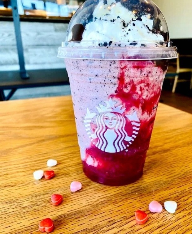 Starbucks Love Bug Frappuccino/Foto: Instagram.com/thejoyfulrbf Secret recipe Starbucks spesial hari Valentine