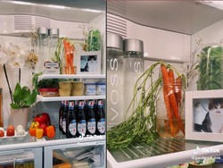 Unik! Wanita Ini Dekorasi Kulkasnya dengan Pigura Foto hingga Bunga