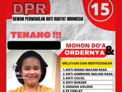 Kreatif! Bakul Roti di Magelang Ini Bikin Promosi bak Caleg