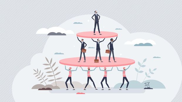 ilustrasi stratifikasi sosial