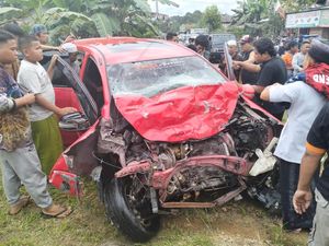 Tabrak Mobil Boks, Kades di Merangin Jambi Tewas
