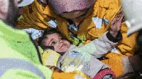Momen Haru Penyelamatan Anak-anak Korban Gempa Turki
