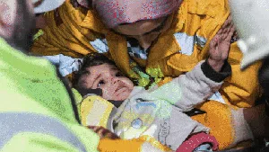 Momen Haru Penyelamatan Anak-anak Korban Gempa Turki