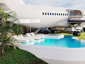 Pesawat Boeing 737 Disulap Jadi Villa, Landing di Bali
