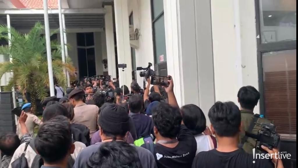 Suasana ricuh PN Jakarta Selatan