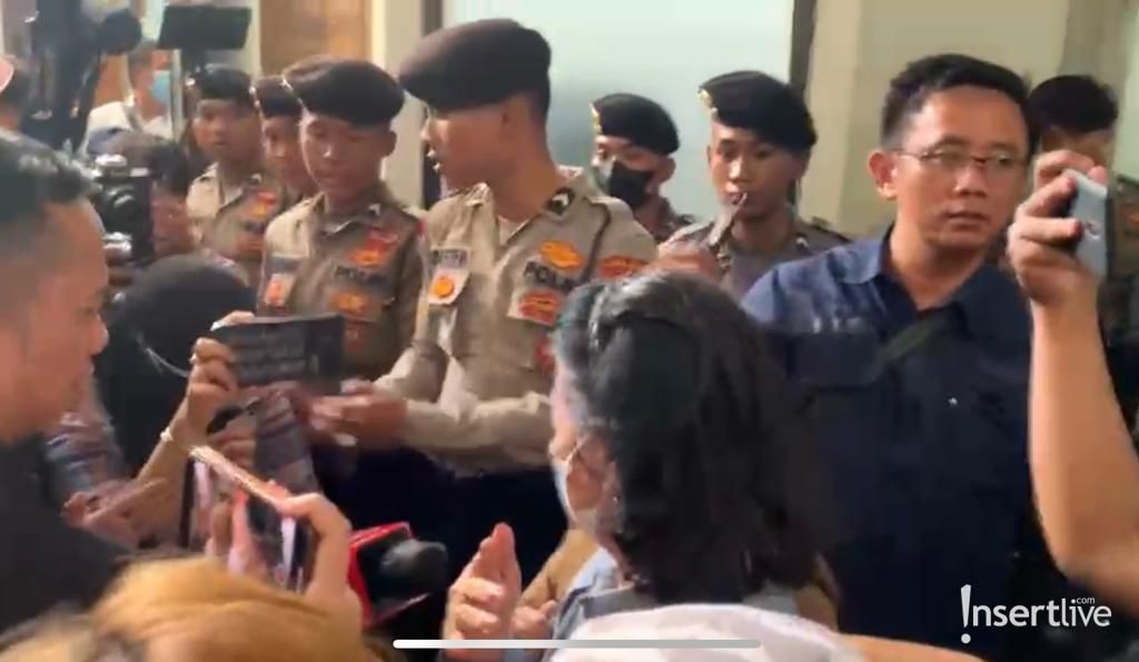 Suasana ricuh PN Jakarta Selatan