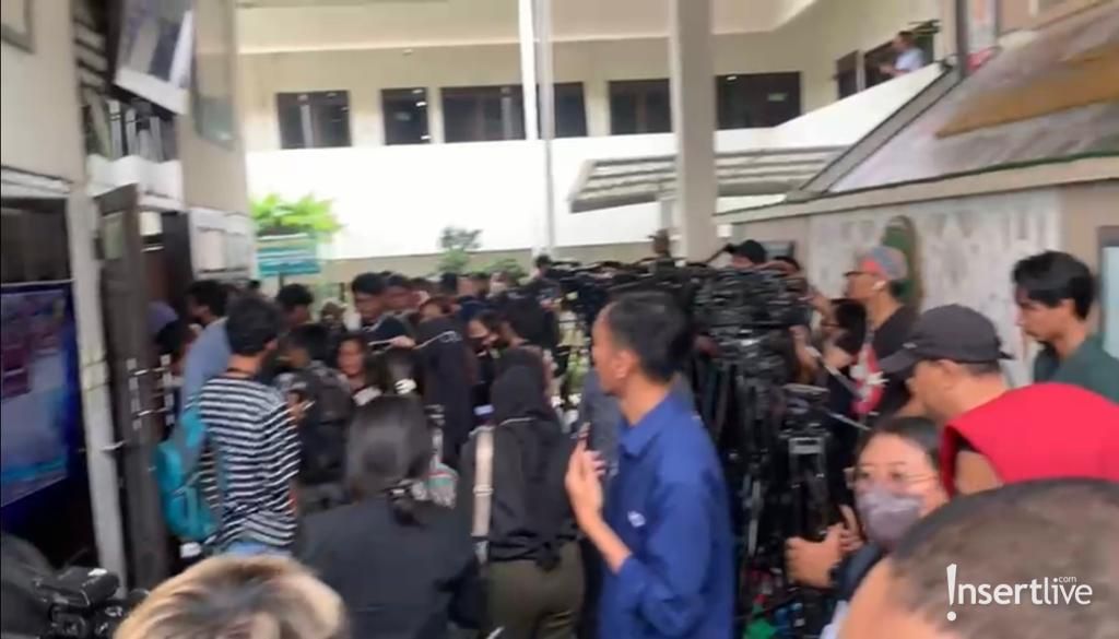Suasana ricuh PN Jakarta Selatan