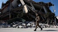 Tentara Turki Berpatroli untuk Jaga Keamanan Korban Gempa