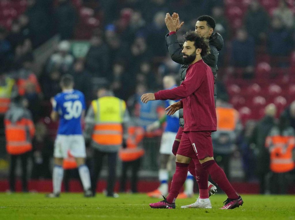 Gol Salah, Gakpo Merahkan Merseyside! Gol Salah, Gakpo Merahkan Merseyside!