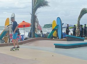 Wahana Baru Kuta Beach Skatepark Tarik Perhatian Wisatawan Asing Wahana Baru Kuta Beach Skatepark Tarik Perhatian Wisatawan Asing