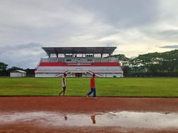 Mantap! Rumput Stadion Ketut Jelantik Karangasem Akan Dipercantik