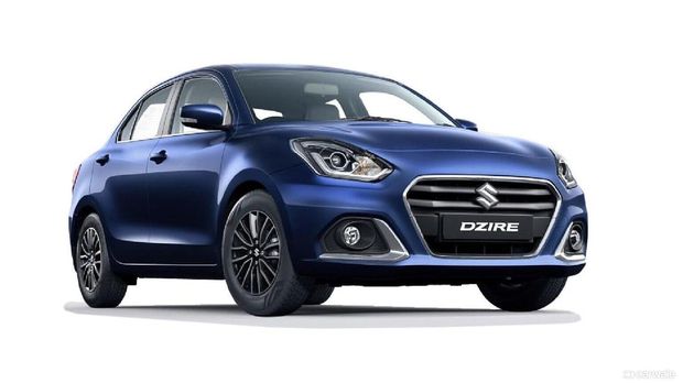 Sedan Suzuki Dzire yang dijual di India.